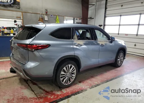 2022 Toyota Highlander Platinum from USA, damaged, VIN 5TDFZRBH3NS185754